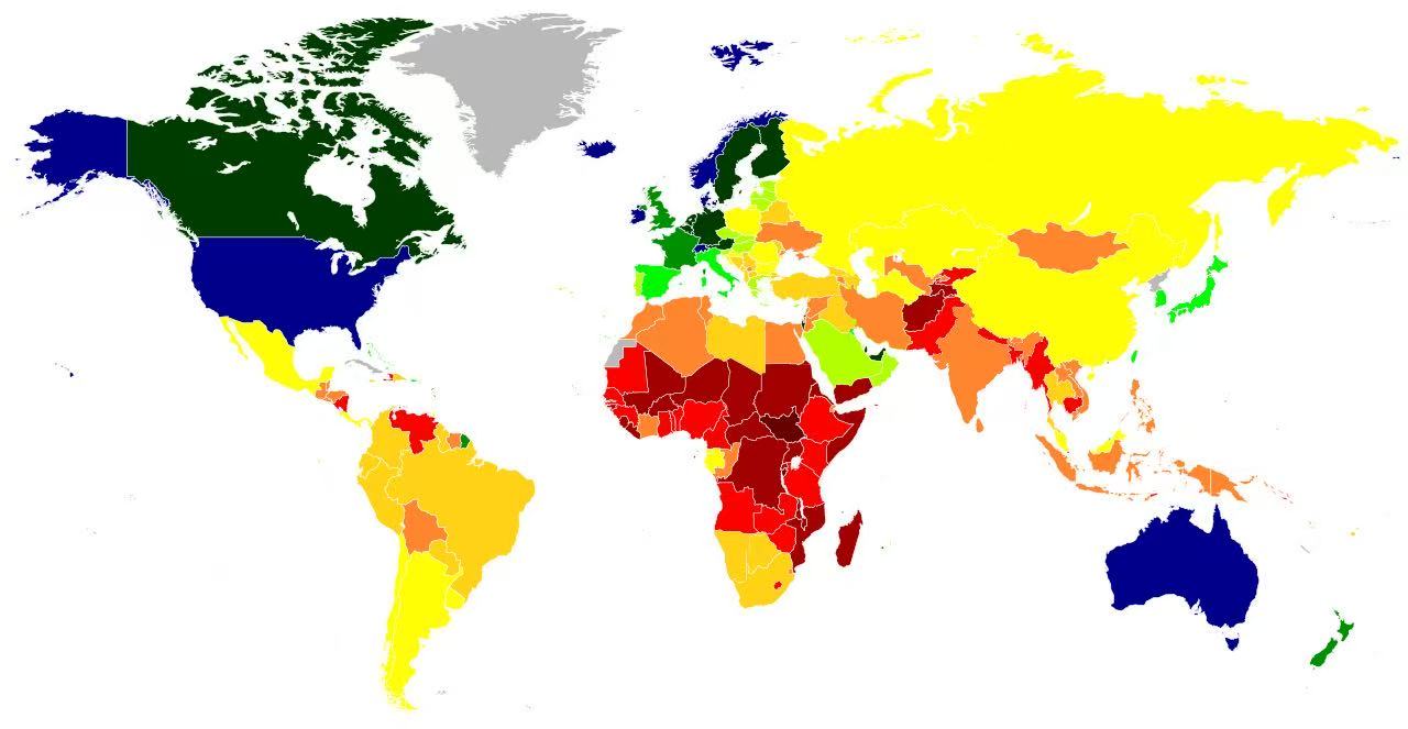人均 GDP超过 60,000 美元的国家和地区